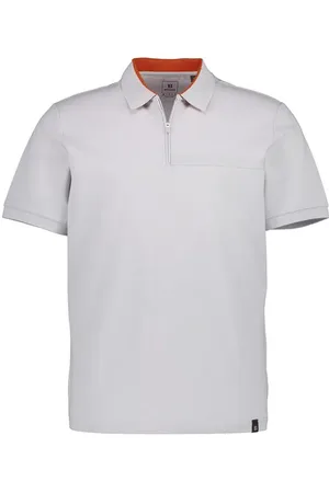 Boggi Milano Zip-Polo, Baumwoll-Piqué atmungsaktiv