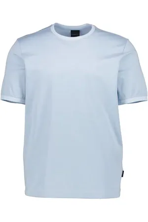 Bugatti T-Shirt, Baumwolle atmungsaktiv, hellblau
