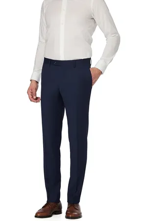 Daniel Hechter Hose, Modern Fit, Schurwoll-Stretch, dunkelblau
