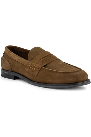 GANT Loafer, Veloursleder, cognac