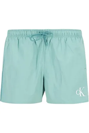 Calvin Klein Badeshorts, Mikrofaser, saltwater aqua