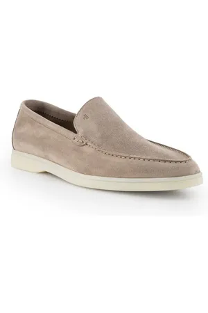 Floris van Bommel Loafer Alba 01.04, Veloursleder, lightbrown