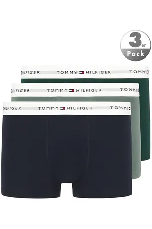 Tommy Hilfiger Trunks, Baumwoll-Stretch, grün-blau
