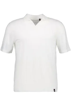 Boggi Milano Polo-Shirt, Regular Fit, Leinen, white
