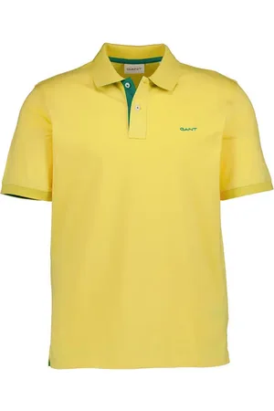 GANT Polo-Shirt, Baumwoll-Piqué, yellow