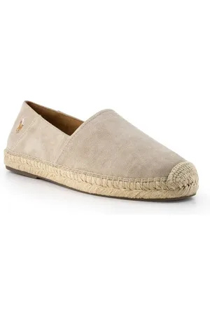 Ralph Lauren Espadrilles, Veloursleder, sand