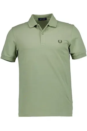 Fred Perry Polo-Shirt, Baumwoll-Piqué, oliv