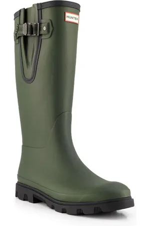 Hunter Gummistiefel Downpour Field Adjustable, Kautschuk, darkolive