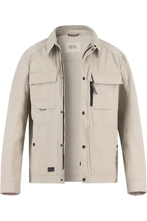 Camel Active Fieldjacket, Baumwolle, greige