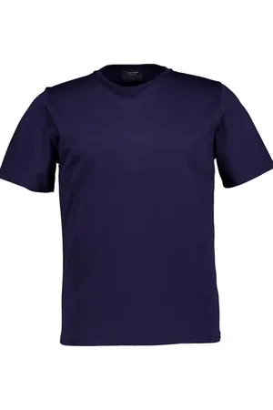 Olymp T-Shirt, Baumwoll-Jersey, marine