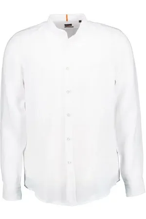 HUGO BOSS Hemd Race, Regular Fit, Reines Leinen
