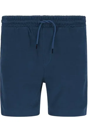 HUGO BOSS Shorts, Frottee, dunkelblau