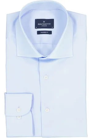 Hackett Hemd, Tailored Fit, Baumwolle, himmelblau