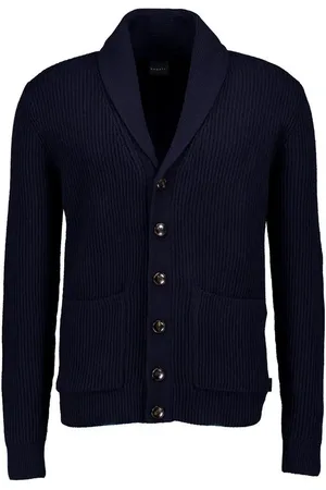Bugatti Cardigan, Wolle, marine