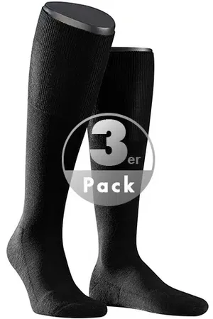 Falke Serie Airport Plus, Kniestrumpf, Schurwolle