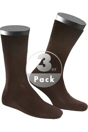 Falke Serie Firenze, Socken, Baumwolle, dunkelbraun