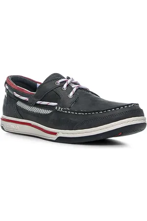 SEBAGO Bootsschuhe, Leder, marineblau