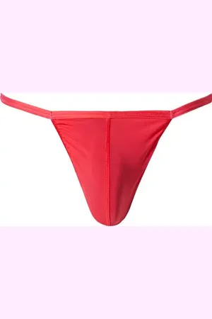 Hom Stringtanga, Mikrofaser-Stretch, feuerrot