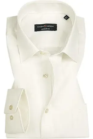 Casa Moda Hemd, Comfort Fit, Popeline, Extra kurzer Arm, creme