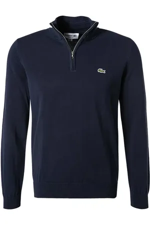 Lacoste Troyer, Classic Fit, Baumwolle, marineblau