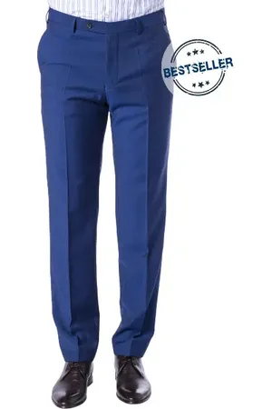 Digel Hose Per, Modern Fit, Schurwolle Super100, royal