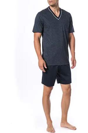 Novila Pyjama, Baumwolle, navy