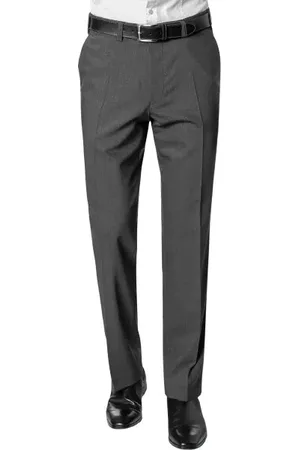 Brax Hose Jan, Perfect Cut, Schurwolle waschbar, graphit