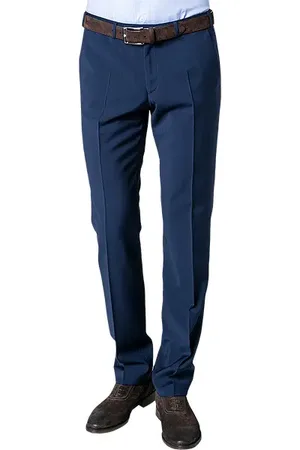 Digel Hose Apollo, Slim Fit, Schurwolle Super100, indigo