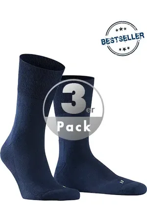 Falke Serie Run, Socken, Baumwolle, marine