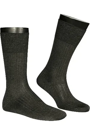 Falke Serie Luxury No.10, Socken, Baumwolle, anthrazit