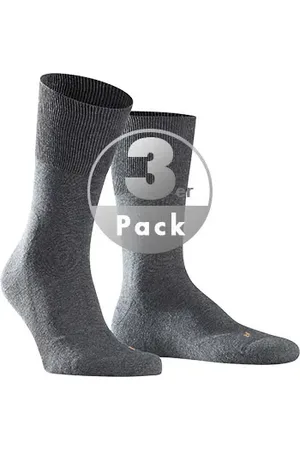 Falke Serie Run, Socken, Baumwolle, anthrazit