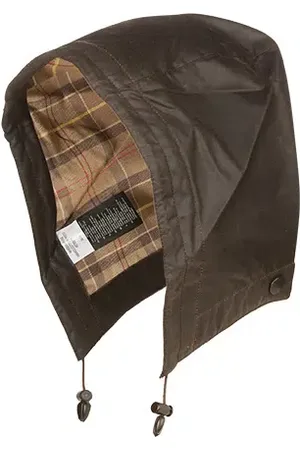 Barbour Kapuze, Baumwolle gewachst, dunkelbraun