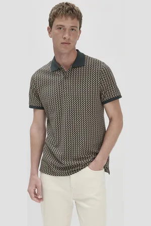 hessnatur Herren Piqué Polo Relaxed aus Bio-Baumwolle - grün Grösse46
