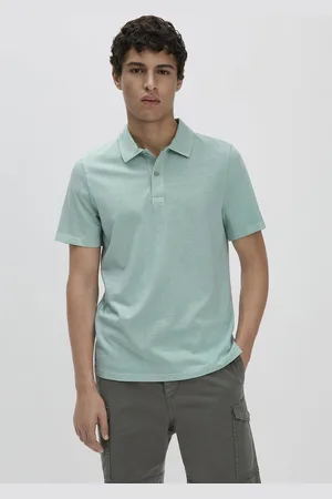 hessnatur Herren Polo Regular aus Bio-Baumwolle - grün Grösse46