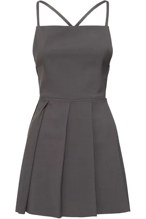 Low Classic Minikleid Mit Plissees