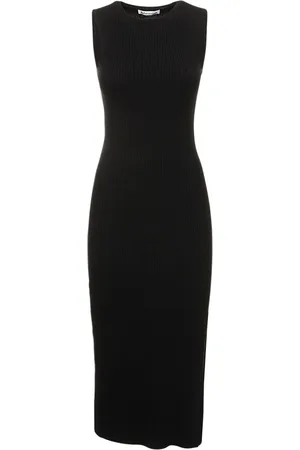Reformation Midikleid Aus Kaschmirstrick „basil“