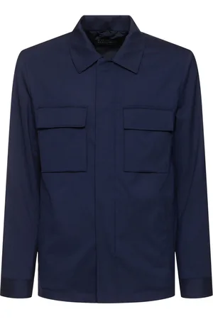 Kiton Overshirt Aus Wollmischung