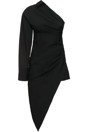 Alexander Wang Asymmetrisches Popelinekleid Mit Rüschen