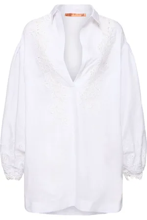 ERMANNO SCERVINO Leinenkaftan Mit Spitzendetails