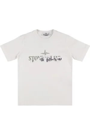 Stone Island T-shirt Aus Baumwolljersey Mit Logo