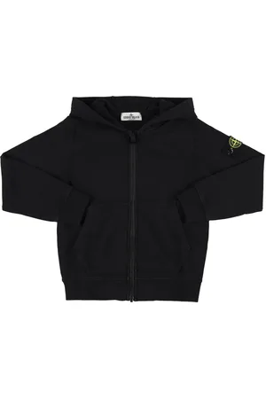Stone Island Hoodie Aus Baumwolljersey Mit Druck