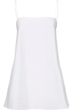 MATTEAU Baumwoll-minikleid Mit Eckigem Ausschnitt
