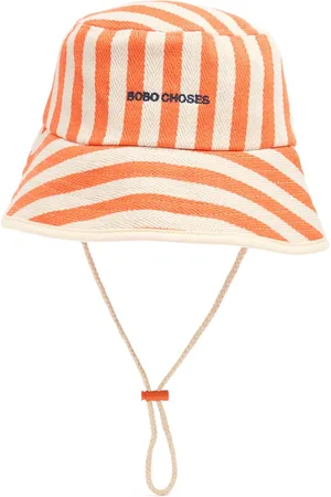 Bobo Choses Striped Cotton Bucket Hat