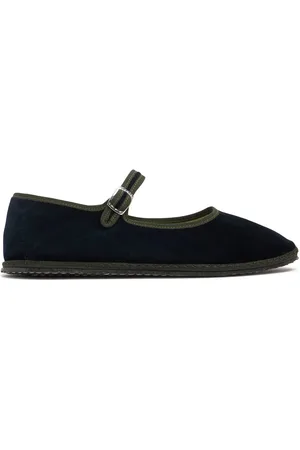 VIBI VENEZIA 10mm Mary Jane Zattere Cotton Slippers