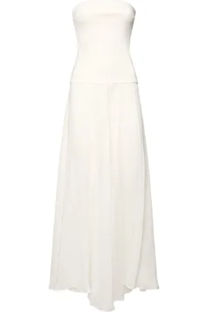 ESSE Trägerloses Kleid Aus Satin Und Organza „aire“
