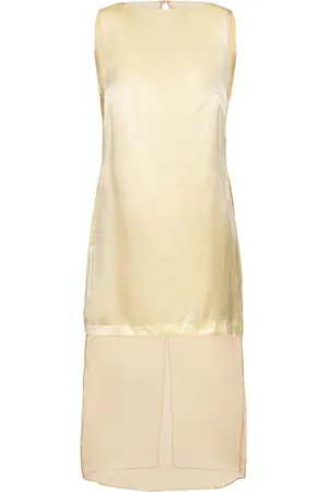 ESSE Plunge-kleid Aus Satin Und Organza „rio Cowl“