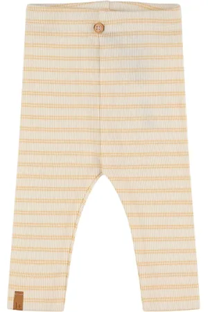 1+ IN THE FAMILY Striped Cotton Blend Leggings