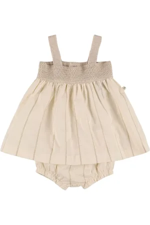 1+ IN THE FAMILY Cotton Blend Dress & Diaper Cover