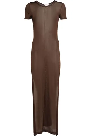 LEMAIRE Kleid Aus Viskose Mit Schlitzen