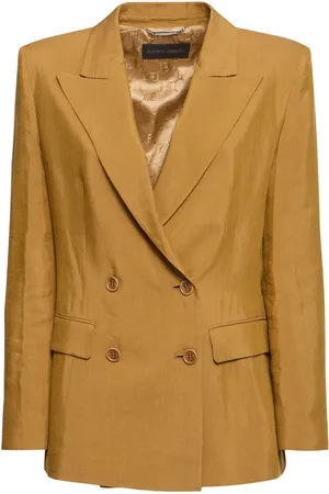 Alberta Ferretti Zweireihiger Blazer Aus Viskosemischung